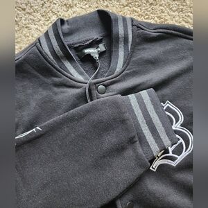 NWT MEN'S BLESSED VARSITY JACKET Y2K STYLE SIZE L NOVAMEN